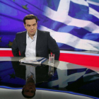 Alexis Tsipras, anoche, en una entrevista en la televisión pública griega ERT.