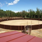 Imagen de la plaza de toros con su nueva grada.