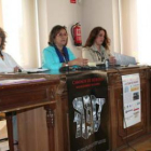 Mónica Stillman, Evelia Fernández y Verónica Iglesias presentaron la expedición a Israel.