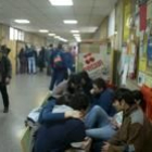 Estudiantes en uno de los centros de  Campus de Vegazana de la Universidad de León