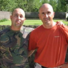 Pablo Castro y Juan Carlos Castro, en el Sierra de Madrid.
