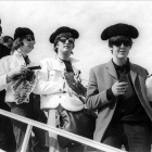 Los Beatles, a su llegada a Barcelona el 3 de julio de 1965.
