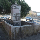 La fuente es de la época y estilo de la instalada en la plaza del Grano. RAMIRO