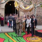 La procesión cumplirá con el ritual del Corpus Christi y volverá a salir de la iglesia para pisar la