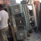 Imagen de los disturbios que han tenido lugar en los últimos días en El Aaiún tras el desmantelamien