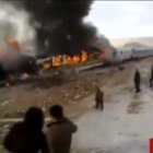 Accidente de trenes en Irán con, al menos, 40 muertos.