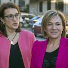 Elena Diego, con Soraya Rodríguez, en una imagen de archivo.