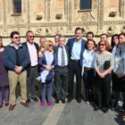 Foto de familia de la candidatura del PP al Ayuntamiento.