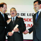 Juan Vicente Herrera, Juan José García Marcos y José Luis Ulibarri.