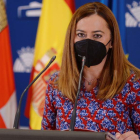 La secretaria general del PSOE, Virginia Barcones. NACHO GALLEGO