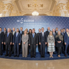 Foto de familia de la reunión informal de Ministros de Defensa de la Unión Europea en Bratislava.