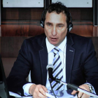 El capitán de la empresa rescatadora, Wytse Huismans, en el juicio del petrolero.