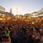 Miles de manifestantes en la madrileña Puerta del Sol.