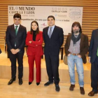 Moro, Rubio, Soraya Mayo, Óscar Abellón y Teo Nieto. RUBÉN CACHO