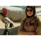 Nilofar Rahmani, la primera piloto de las Fuerza Aérea de Afganistán.