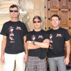 Ángel y César, junto a Carlos, los protagonistas de la ruta de los 1.200 km. por Mongolia.
