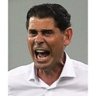 La imagen recoge el momento en el que el futbolista de la selección española Nacho consigue el gol que en ese instante era el 2-3 para los de Hierro. FRIEDEMANN VOGE
