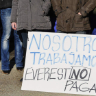 Protesta de los trabajadores de Everest, en una imagen de archivo. RAMIRO