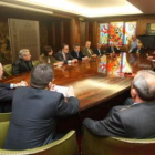 Un momento de la reunión entre cofradías y equipo de gobierno