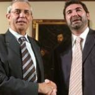 Touriño y Quintana inician la reunión para negociar el gobierno de la Xunta