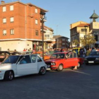 Un momento de la exposición de los coches clásicos.