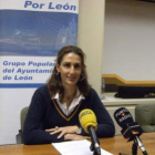 Arancha Miguélez, viceportavoz del PP en el Ayuntamiento.