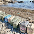Varios fardos de hachís incautados en Algeciras. GUARDIA CIVIL