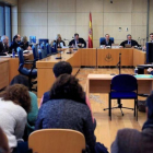 Vista de apelación de la sentencia del caso Alsasua en la Audiencia Nacional, este miércoles.