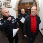 Arturo Pereira, Aníbal Merayo y Aquilino Borraz.