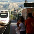 Llegada del primer tren Alvia con viajeros a Ponferrada, el pasado 16 de septiembre