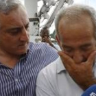El patrón del atunero vasco apenas pudo articular palabra y rompió a llorar ante las cámaras