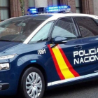 Coche patrulla de la Policía Nacional.