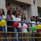 Los nuevos graduados del colegio de Cistierna. CAMPOS