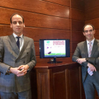 Kristian Santos y David González, durante el seminario. DL