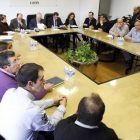 Un momento de la constitución de la directiva de la Cámara Agraria, en enero de 2013.