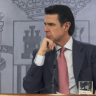 José Manuel Soria, ayer tras el Consejo de Ministros que aprobó la nueva normativa de renovables.