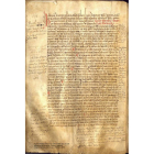 Noticia de normas decretada por el rey Alfonso IX.