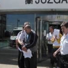 Dos de los arrestados abandonan los juzgados de La Bañeza tras comparecer ante el juez este lunes