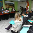 El Ayuntamiento de Carucedo acogió la reunión de la junta rectora del Monumento Natural.