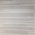 Documento remitido a directores de oficina en el 2009.
