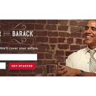 Imagen de la iniciativa 'Meet me for dinner' de la campaña de Barack Obama.