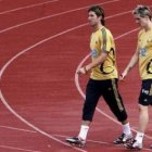 Fernando Torres, a la derecha, junto a Sergio Ramos.