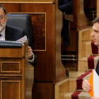 Mariano Rajoy y Albert Rivera, el pasado 14 de marzo en el Congreso.