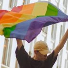 Foto de archivo de un desfile del orgullo LGTBI. SHAMRAY RUSLANA