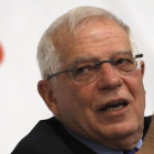 El ministro de Asuntos Exteriores, Josep Borrell, este lunes en Madrid.