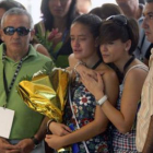 Homenaje en el aeropuerto de Barajas a las víctimas del accidente aéreo al cumplirse el primer anive
