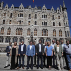 Alfonso Fernández Mañueco presidió la reunión de delegados territoriales de la Junta, celebrada ayer en Botines. RAMIRO