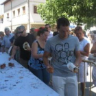 Un momento de la exaltación de la morcilla.