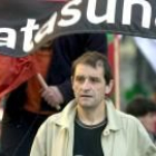 El parlamentario vasco Josu Ternera en una manifestación de Batasuna celebrada el pasado 20 de abril