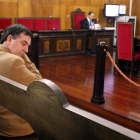 Andrés López, durante uno de los juicios previos celebrados en Galicia.